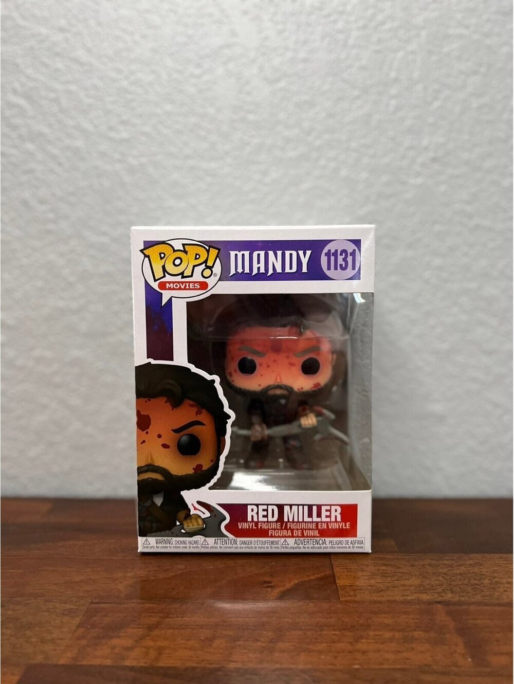 Funko POP! Mandy Red Miller Funko Pop 1131 with blood axe